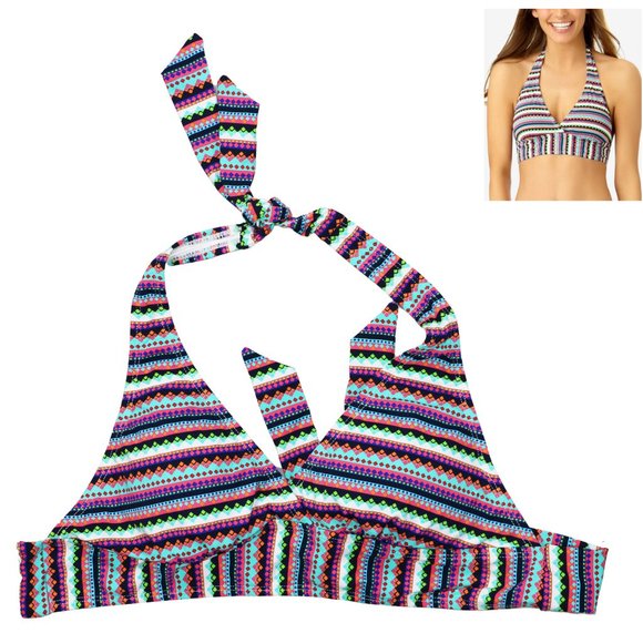 Anne Cole Other - Anne Cole Triangle Halter Bikini Top M NWT